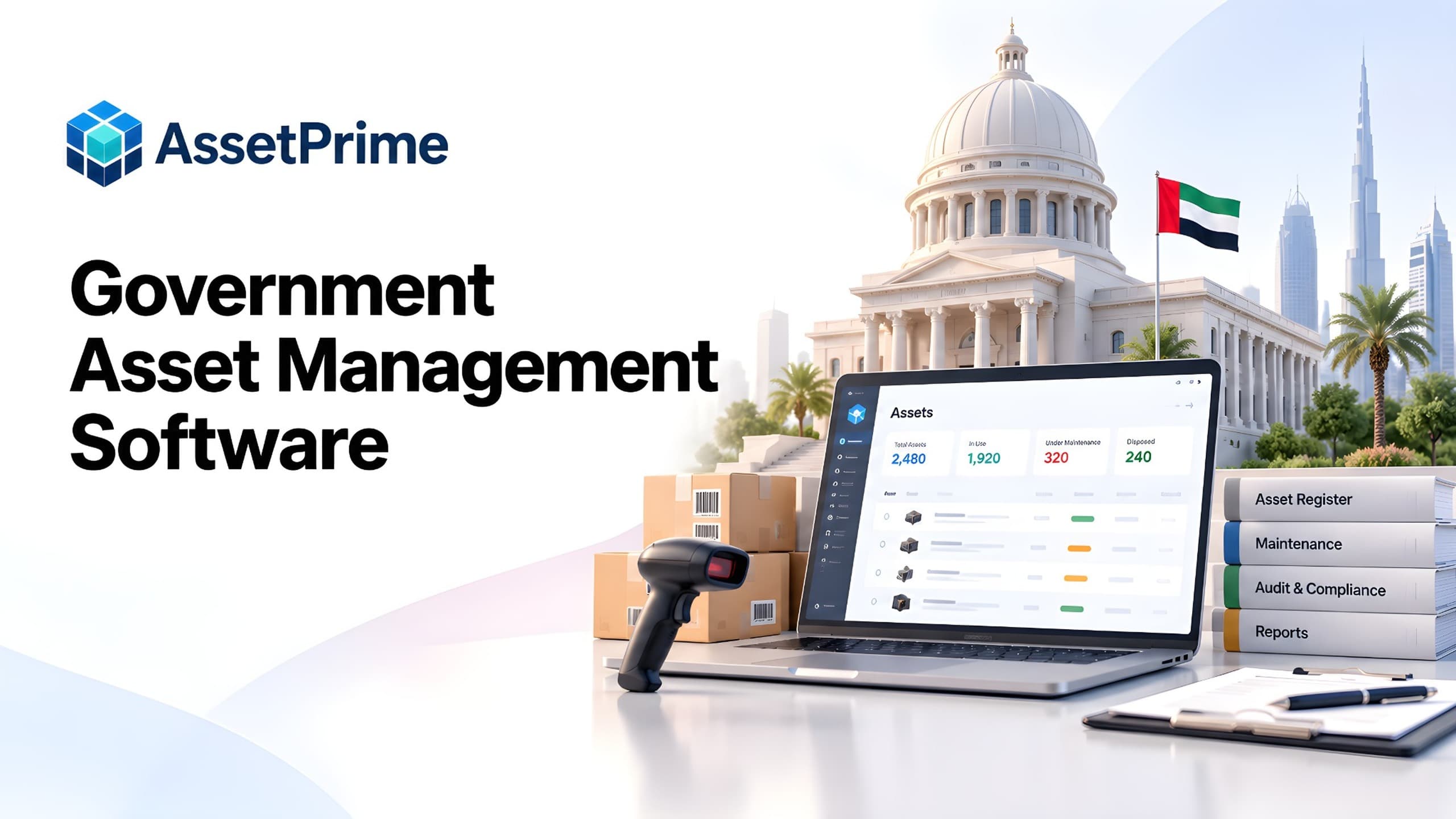 Government asset management software for public sector organizations, departments, municipalities and multi-location agencies